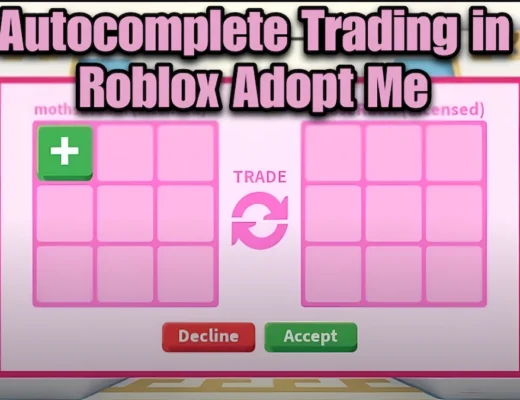 Autocomplete Trading in Roblox Adopt Me