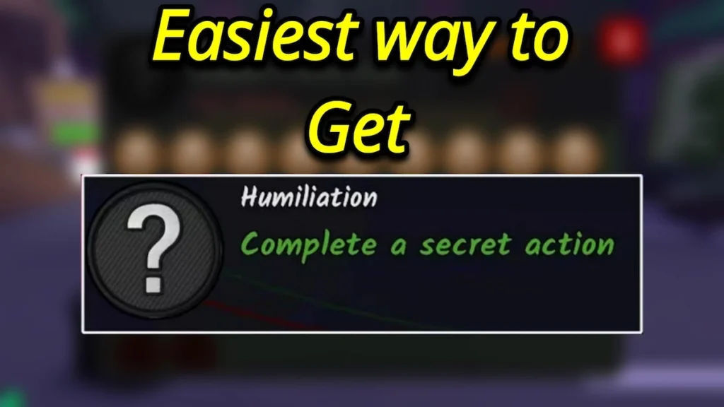 Secret Humiliation Badge in 99 Nights in the Forest