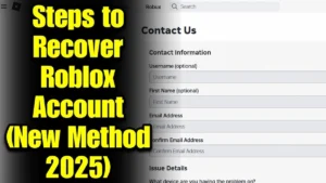 Steps to Recover Your Roblox Account