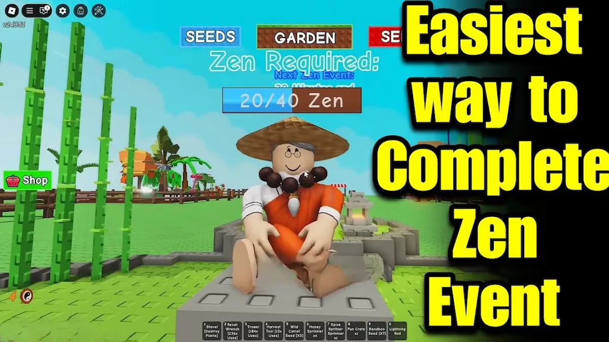 Zen Event Grow a Garden