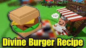How to make Burger in Grow a Garden Cooking Events (Common to Divine Recipes) | Roblox Burger in Grow a Garden
