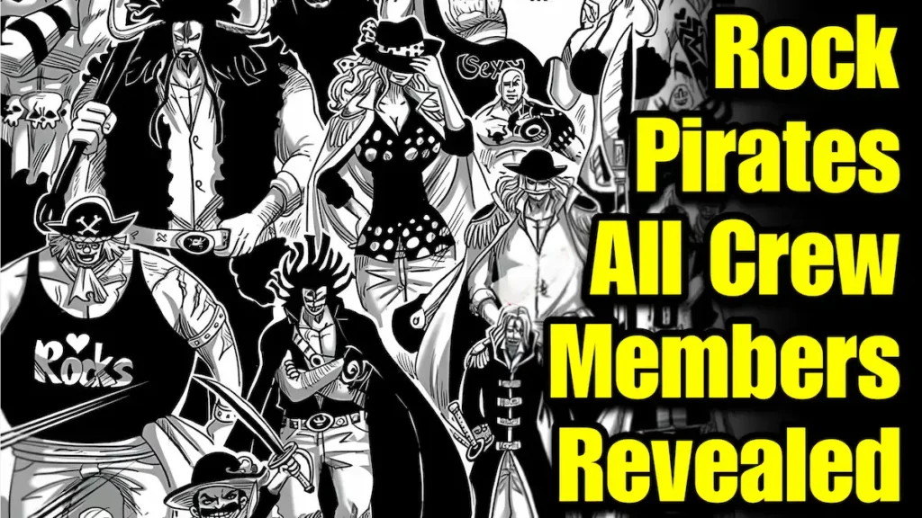 One Piece Rocks Pirates All Crew Members