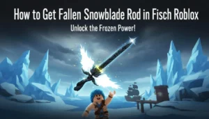 Fallen Snowblade Rod in Fisch Roblox