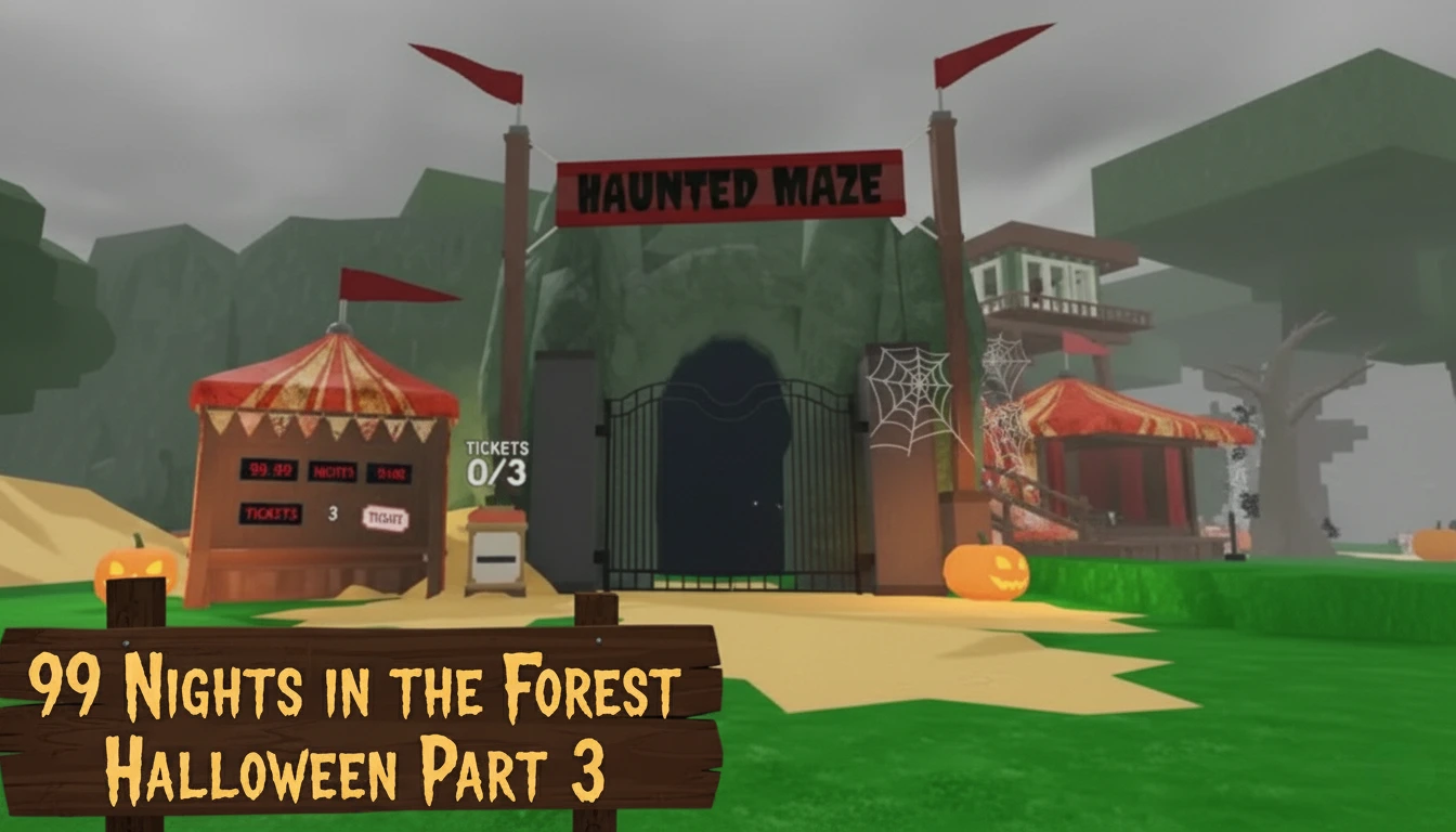 99 Nights in the Forest Halloween Part 3