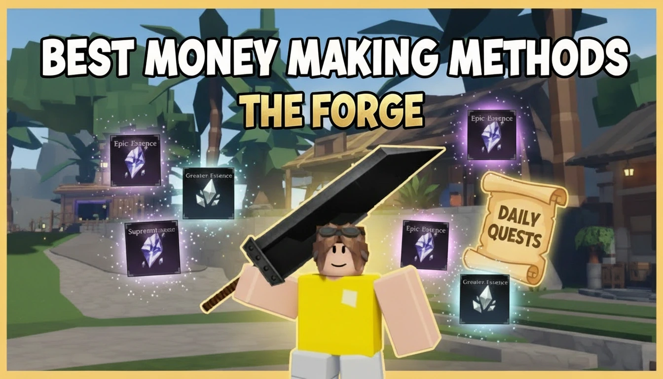 Best Money Making Methods in The Forge