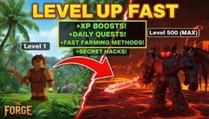 Level Up Fast in The Forge Roblox