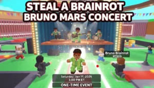 Steal A Brainrot Bruno Mars Concert