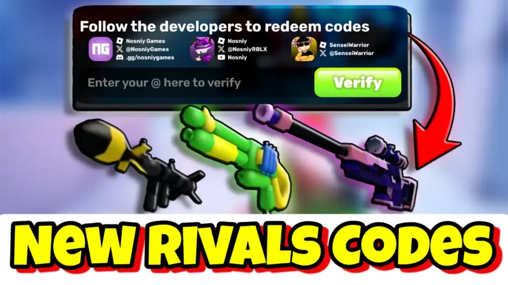 All Active RIVALS Codes