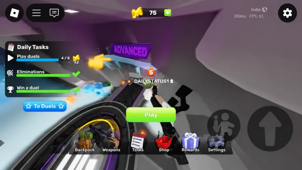 Daily Tasks in Rivals