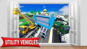 Brookhaven RP UTILITY VEHICLES Event 2026: Cherry Picker, Scissor Lift & Sewage Truck Guide UTILITY VEHICLES