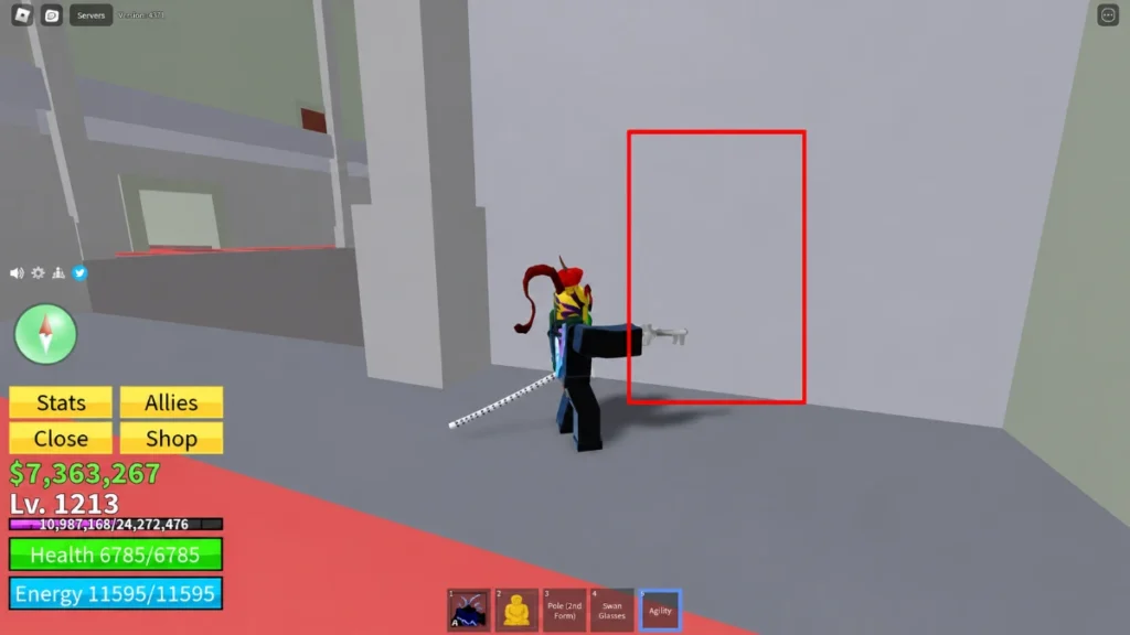 Ice Castle Hiddle Door with Hidden Key