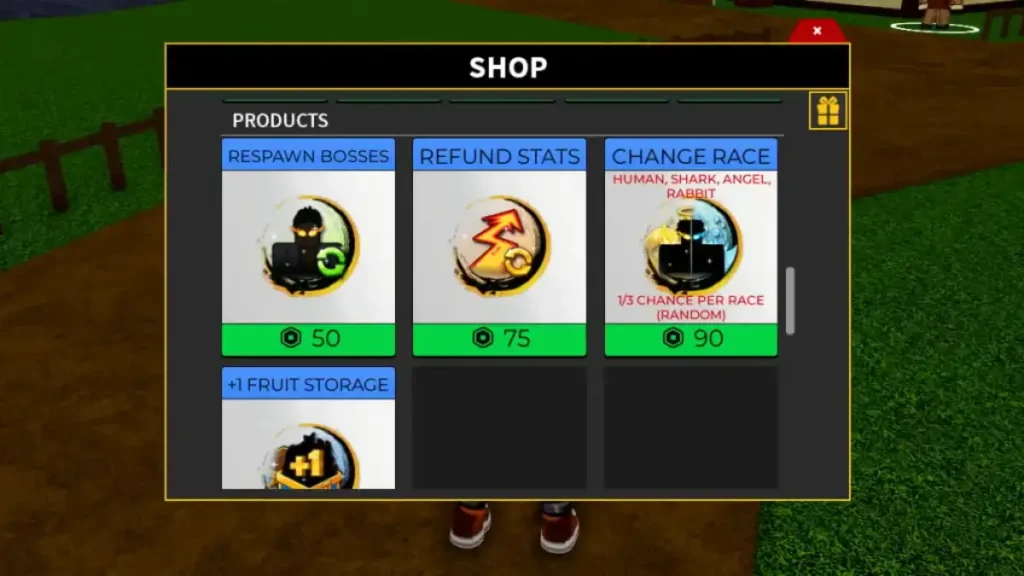 Stats Refund Code Redeem Blox Fruits