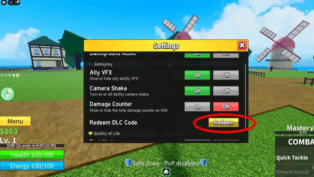 Stats Refund Code Redeem Blox Fruits