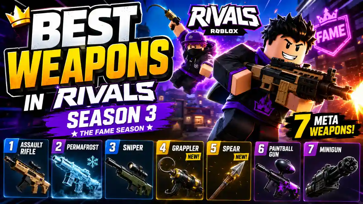 Best Weapons in Rivals Season 3