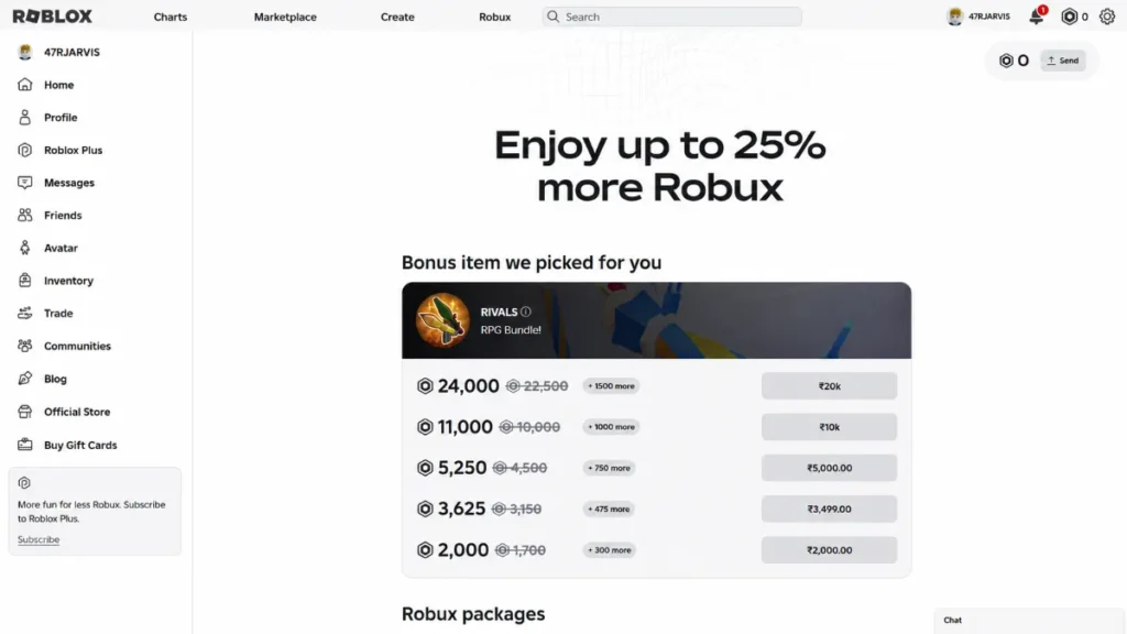 Buy Robux