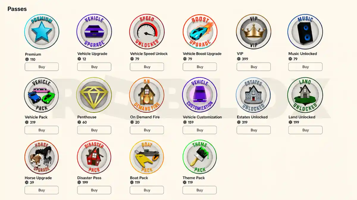 Earn Robux by Selling Game Passes