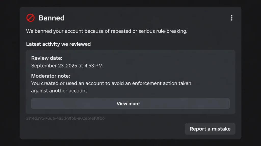 Enforcement Bans