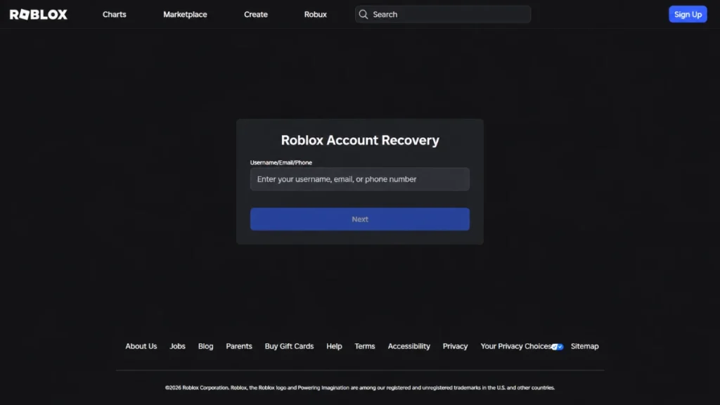 Recover Your Account Using Email or Phone