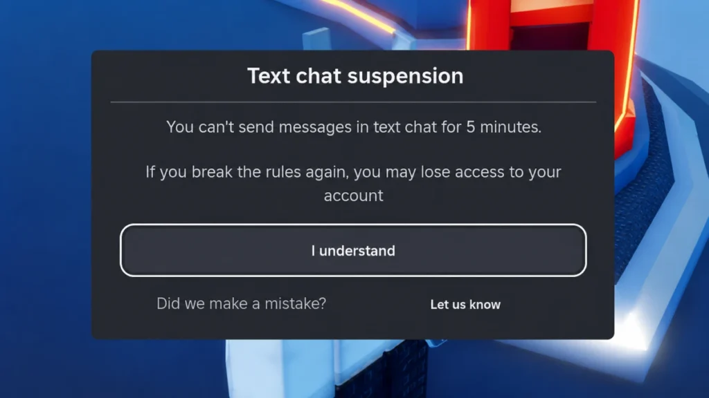 Text Chat Ban
