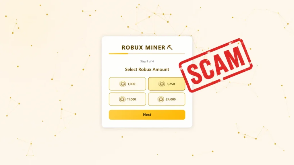 free Robux generators scam