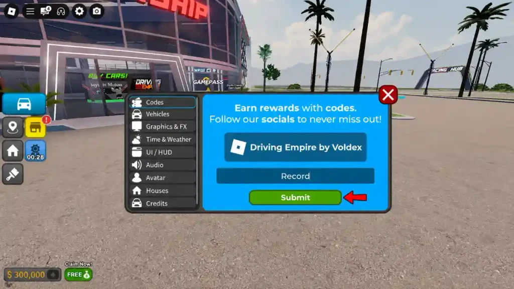 Driving Empire Codes