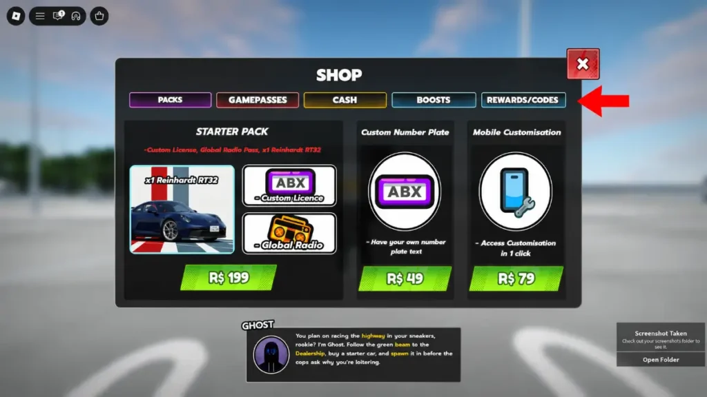 Ghost Driver Codes