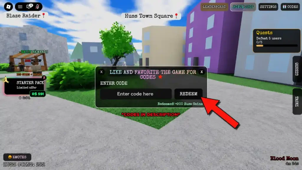 How to Redeem Escape Huss Valley Codes