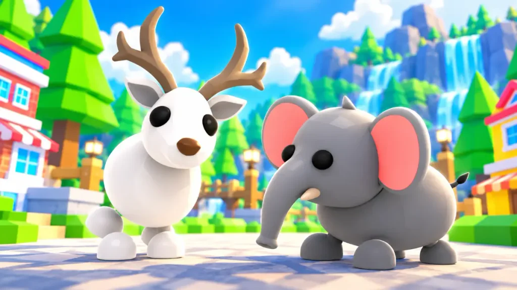Adopt Me Elephant and Arctic Reindeer
