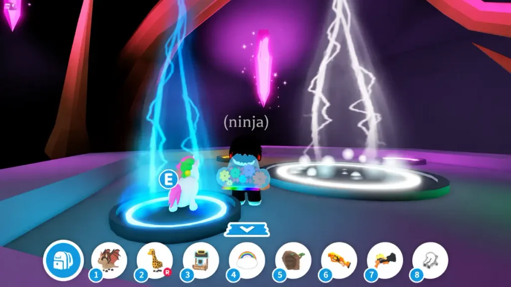 Adopt Me glowing circle