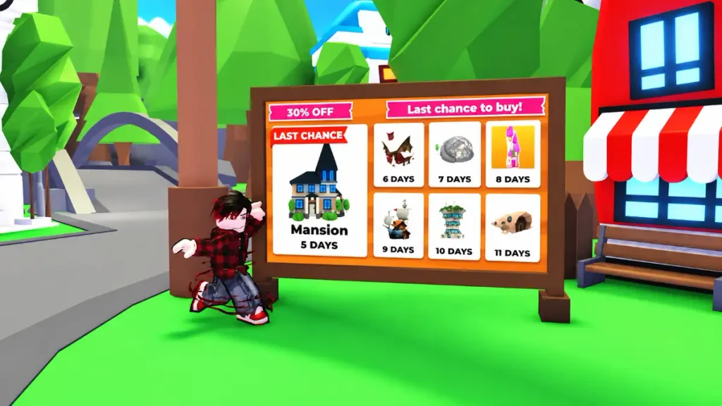 Adopt Me house is currently being sold