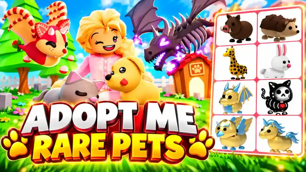 Rarest Pets in Adopt Me