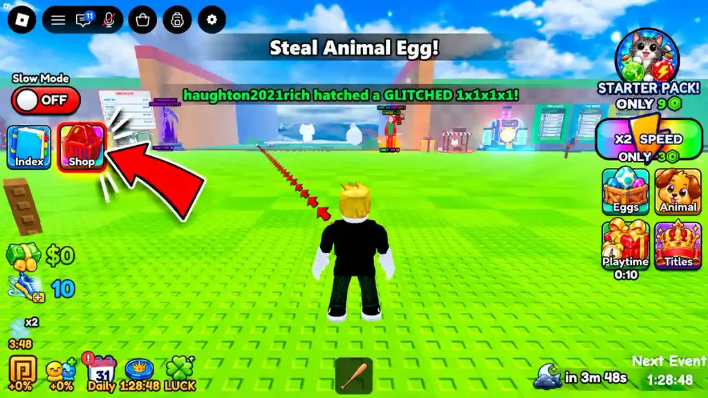 Steal Animal Egg Codes Section
