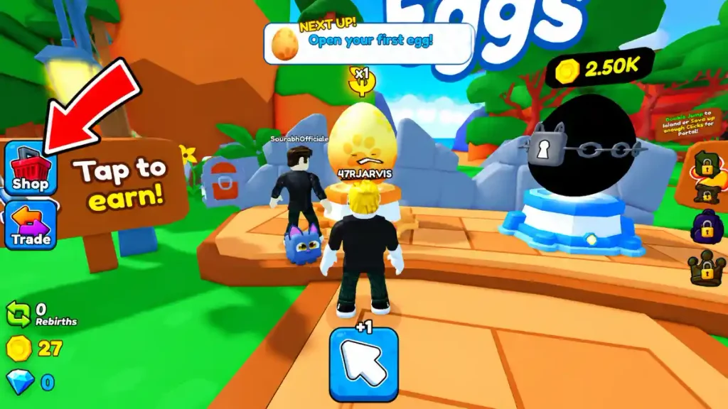 Tap Simulator REBORN Codes Section